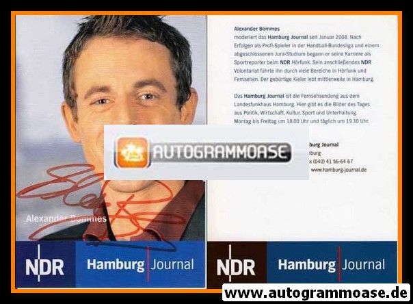 Autogramm TV | NDR | Alexander BOMMES | 2000er "Hamburg Journal"