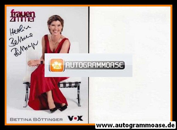 Autogramm TV | VOX | Bettina BÖTTINGER | 2000er "Frauenzimmer"