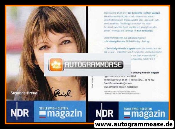 Autogramm TV | NDR | Susanne BREUEL | 2000er "Schleswig-Holstein Magazin"