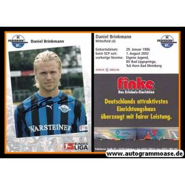 Autogramm Fussball | SC Paderborn 07 | 2007 | Daniel BRINKMANN