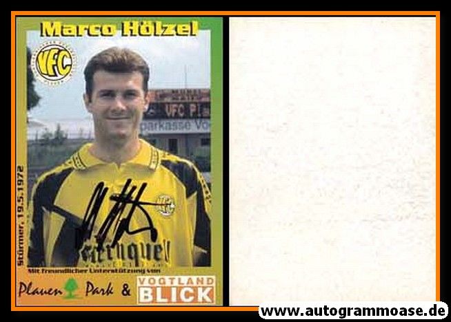 Autogramm Fussball | VFC Plauen | 2000er | Marco HÖLZEL