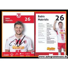 Autogramm Fussball | SSV Jahn Regensburg | 2020 | Babis MAKRIDIS