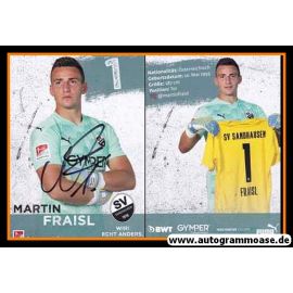 Autogramm Fussball | SV Sandhausen | 2020 | Martin FRAISL