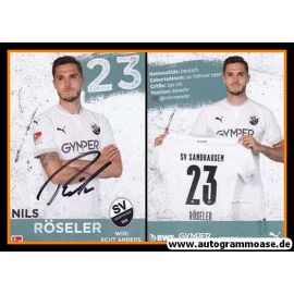 Autogramm Fussball | SV Sandhausen | 2020 | Nils RÖSELER