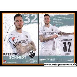 Autogramm Fussball | SV Sandhausen | 2020 | Patrick SCHMIDT