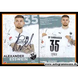 Autogramm Fussball | SV Sandhausen | 2020 | Alexander ESSWEIN