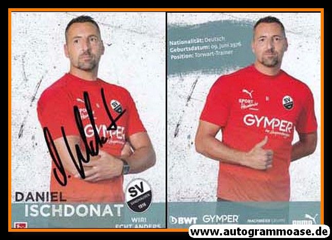 Autogramm Fussball | SV Sandhausen | 2020 | Daniel ISCHDONAT