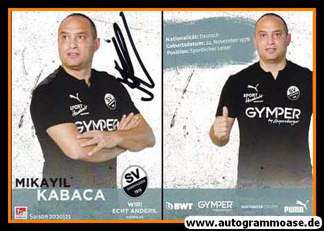 Autogramm Fussball | SV Sandhausen | 2020 | Mikayil KABACA