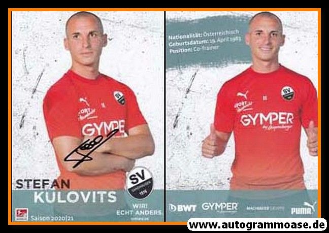 Autogramm Fussball | SV Sandhausen | 2020 | Stefan KULOVITS