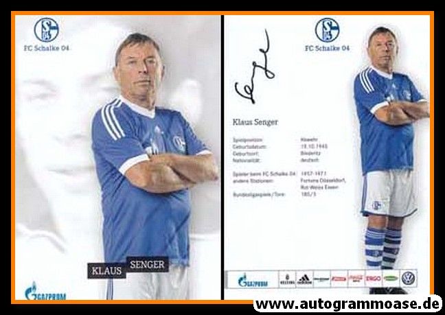 Autogramm Fussball | FC Schalke 04 | 2013 | Klaus SENGER