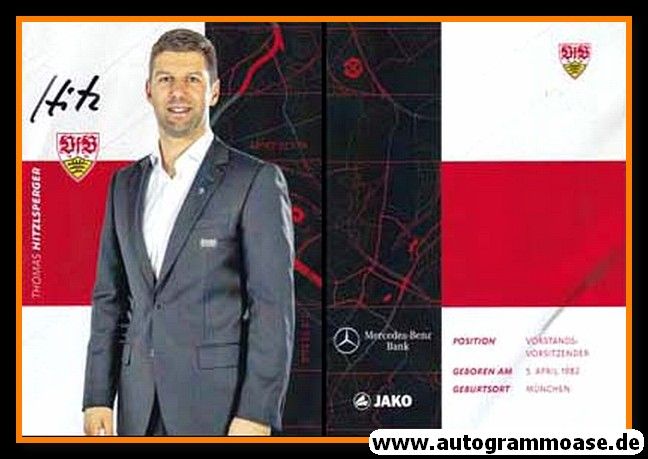 Autogramm Fussball | VfB Stuttgart | 2020 | Thomas HITZLSPERGER