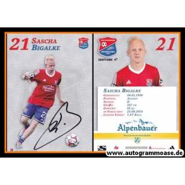 Autogramm Fussball | SpVgg Unterhaching | 2014 | Sascha BIGALKE