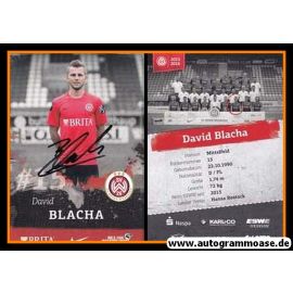 Autogramm Fussball | SV Wehen Wiesbaden | 2015 | David BLACHA