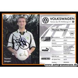 Autogramm Fussball | VfL Wolfsburg | 1999 | Thomas HENGEN