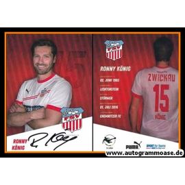 Autogramm Fussball | FSV Zwickau | 2020 | Ronny KÖNIG