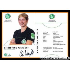 Autogramm Fussball | Schiedsrichter | 2018 Dekra | Christine WEIGELT