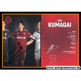 Autogramm Fussball (D) | FC Bayern München | 2021 | Saki KUMAGAI
