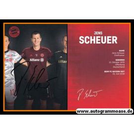 Autogramm Fussball (D) | FC Bayern München | 2021 | Jens SCHEUER