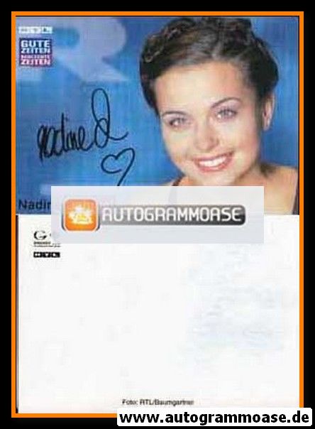 Autogramm TV | RTL | Nadine DEHMEL | 2000er "GZSZ" (Baumgartner)
