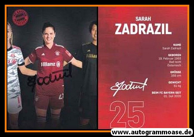Autogramm Fussball (D) | FC Bayern München | 2021 | Carina WENNINGER