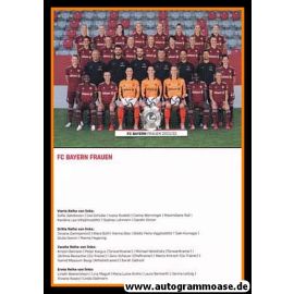 Mannschaftskarte Fussball (D) | FC Bayern München | 2021