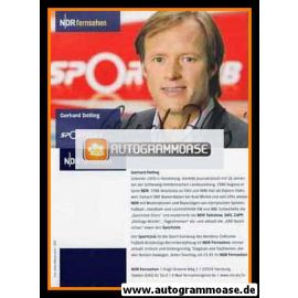 Autogramm TV | NDR | Gerhard DELLING | 2000er "Sportclub" (Westermann)