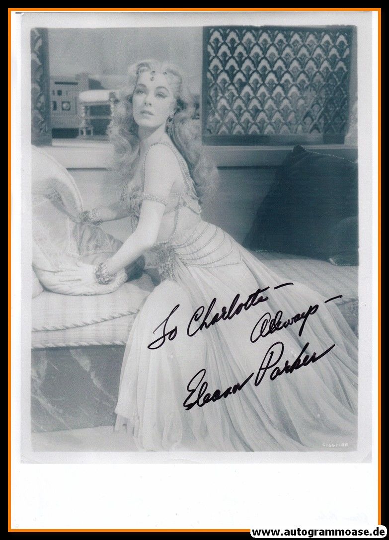 Autogramm Film (USA) | Eleanor PARKER | 1955 Foto "Interrupted Melody"