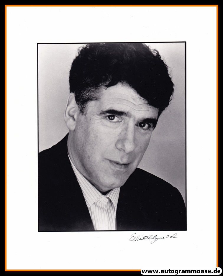 Autogramm Film (USA) | Elliott GOULD | 1980er Foto (Portrait SW XL)