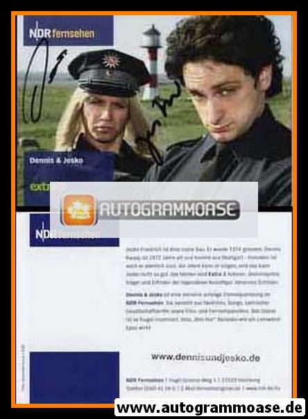 Autogramme TV | NDR | DENNIS & JESKO | 2000er (Portrait Color)