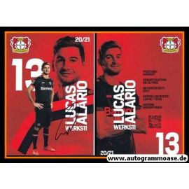 Autogramm Fussball | Bayer Leverkusen | 2020 | Lucas ALARIO