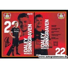 Autogramm Fussball | Bayer Leverkusen | 2020 | Daley SINKGRAVEN