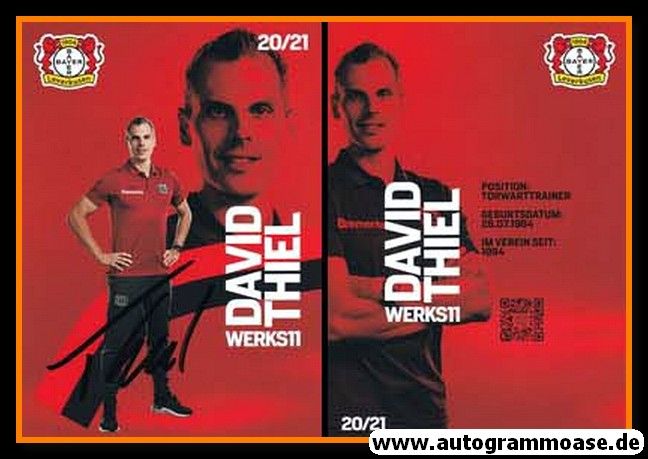 Autogramm Fussball | Bayer Leverkusen | 2020 | David THIEL
