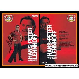 Autogramm Fussball | Bayer Leverkusen | 2020 | Hans-Peter LEHNHOFF