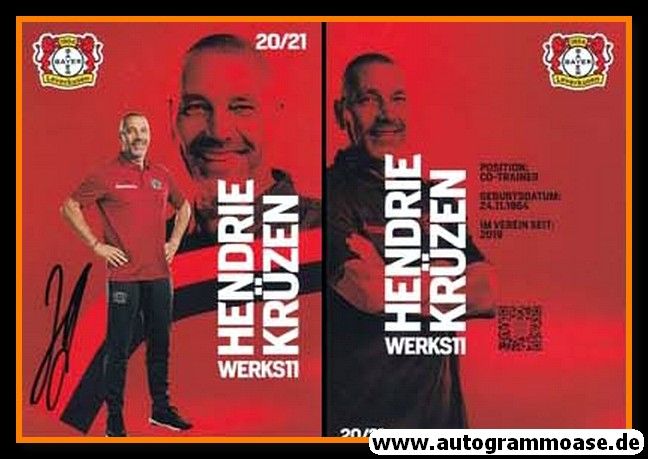 Autogramm Fussball | Bayer Leverkusen | 2020 | Hendrie KRÜZEN