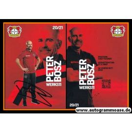 Autogramm Fussball | Bayer Leverkusen | 2020 | Peter BOSZ