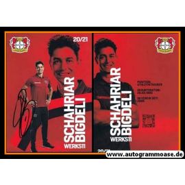 Autogramm Fussball | Bayer Leverkusen | 2020 | Schahriar BIGDELI