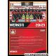 Mannschaftskarte Fussball | Bayer Leverkusen | 2020 