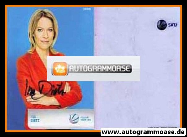 Autogramm TV | SAT1 | Ina DIETZ | 2000er (Portrait Color) Jaworek
