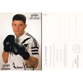 Autogramm Boxen | Luan KRASNIQI | 1990er (Portrait Color) Gräfs