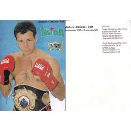 Autogramm Boxen | Markus BOTT | 1990er (Portrait Color Taiga) WBO Weltmeister