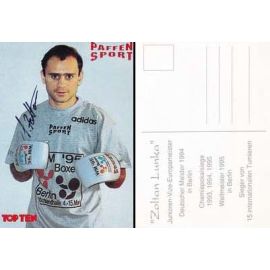 Autogramm Boxen | Zoltan LUNKA | 1990er (Portrait Color) Paffen