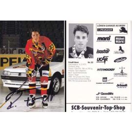 Autogramm Eishockey | SC Bern | 1992 | Rene FRIEDLI