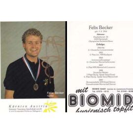 Autogramm Fechten | Felix BECKER | 1989 (Portrait Color) Biomid