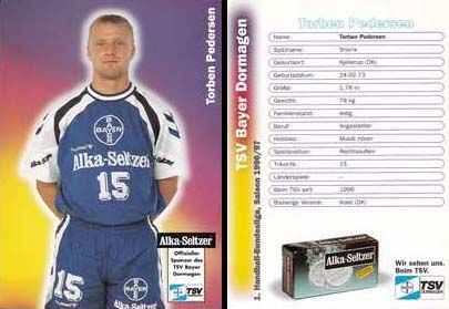 Autogramm Handball | TSV Bayer Dormagen | 1996 | Torben PEDERSEN