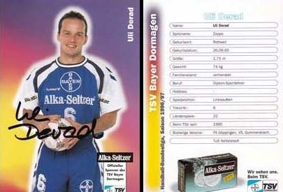 Autogramm Handball | TSV Bayer Dormagen | 1996 | Uli DERAD