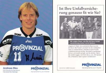 Autogramm Handball | SG Flensburg-Handewitt | 1990er | Andreas MAU