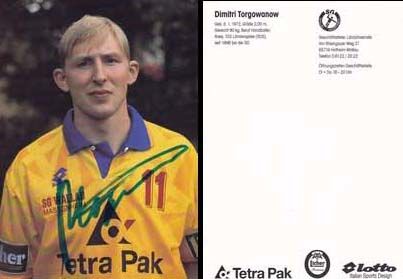 Autogramm Handball | SG Wallau/Massenheim | 1996 | Dimitri TORGAWANOW