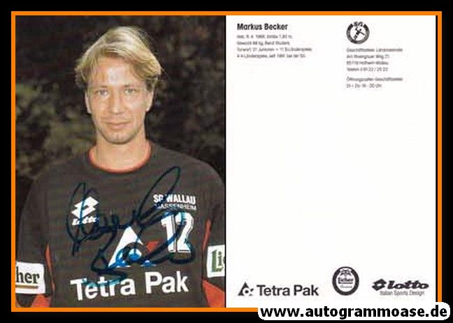 Autogramm Handball | SG Wallau/Massenheim | 1996 | Markus BECKER