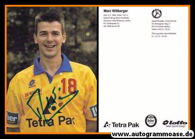 Autogramm Handball | SG Wallau/Massenheim | 1996 | Marc WITTBERGER