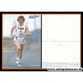 Autogramm Langstrecke | Katrin DÖRRE | 1990er (Rennszene Color Asics) OS-Bronze 1988